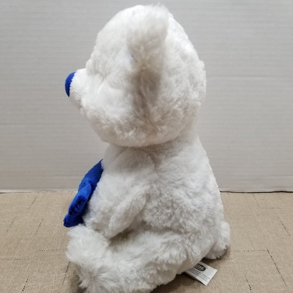 Nestle White Teddy Bear Crunch Candy Bar Plush Stuffed Animal Kelly Toy 2016 - Picture 6 of 12